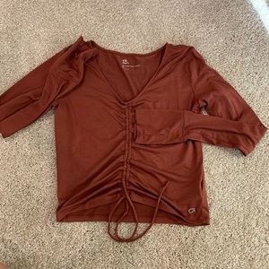 Long sleeve work out top